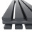PlumbGalaxy Lulea 1600 x 270mm Anthracite Double Rectangular Panel Vertical Radiator 6