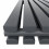PlumbGalaxy Lulea 1600 x 410mm Anthracite Double Rectangular Panel Vertical Radiator 6