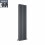 PlumbGalaxy Lulea 1600 x 410mm Anthracite Double Rectangular Panel Vertical Radiator 3
