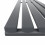 PlumbGalaxy Lulea 1600 x 340mm Anthracite Single Rectangular Panel Vertical Radiator 6