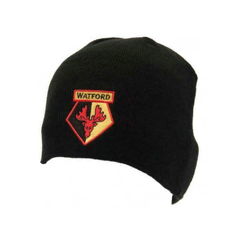 Watford FC Unisex Knitted Beanie Hat