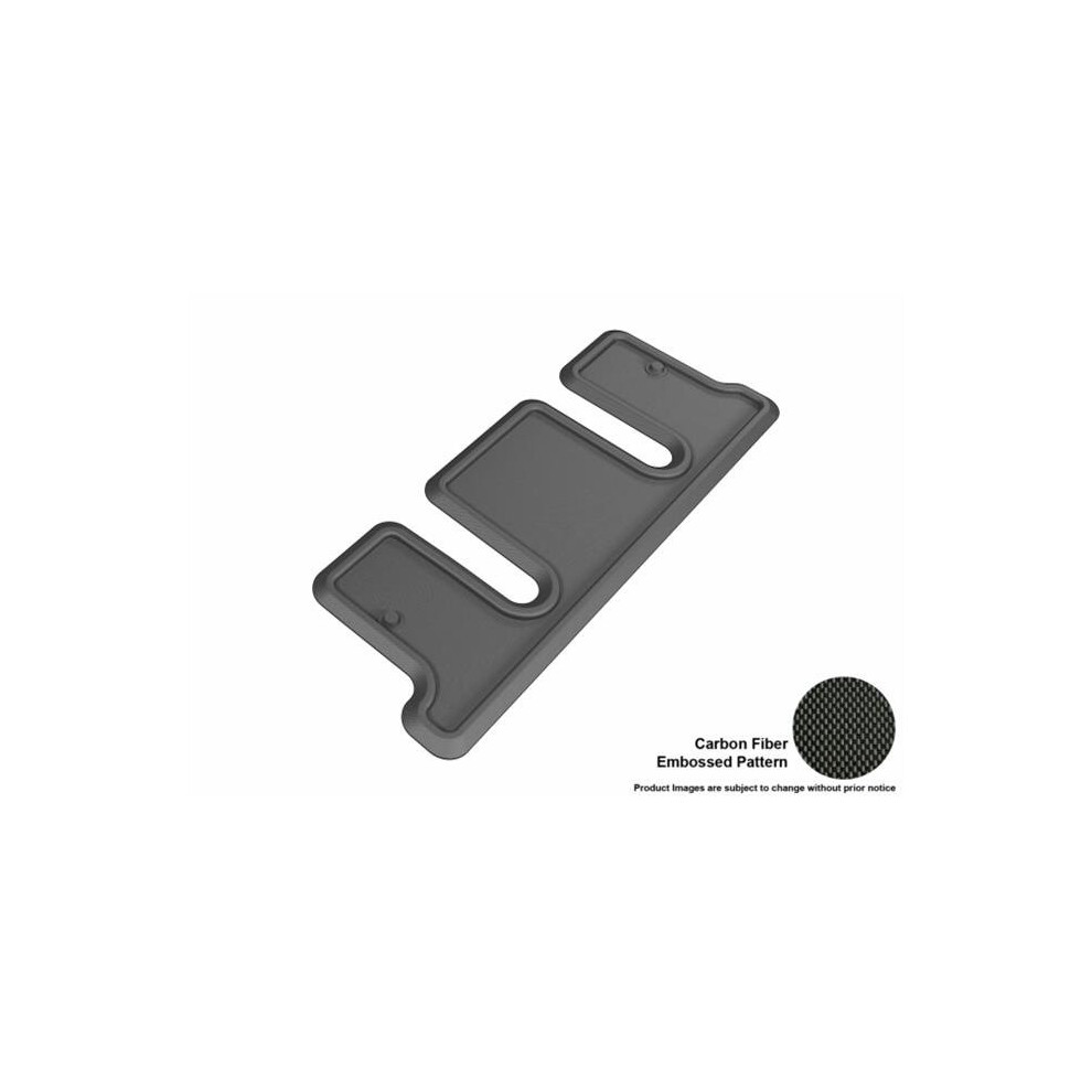 3D Maxpider Third Row Custom Fit Kagu Floor Mat For 2008-2016 - Chevrolet Traverse 2009-2016 Gmc Acadia 2007-2016 Buick Enclave Models Black 723902384756