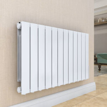 Bismo 577 x 1017mm White Wall Mounted 2000W Oil Filled Electric Radiator