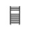 PlumbGalaxy Fjord 700 x 400mm Curved Grey Towel Radiator 2