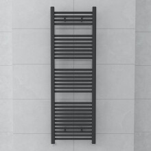 Bergen 1500 x 500mm Straight Grey Towel Radiator