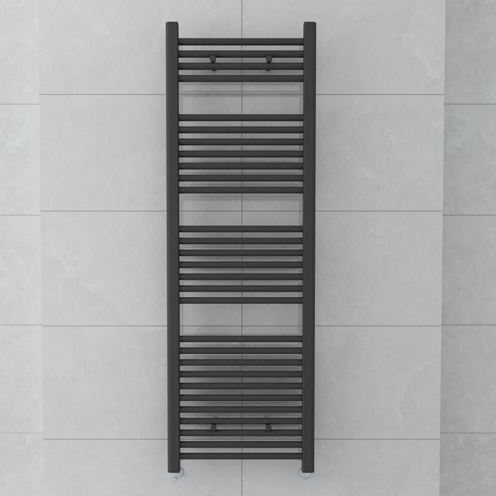 Bergen 1500 x 500mm Straight Grey Towel Radiator