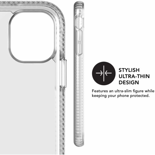 (Pure Clear) Tech21 Protective Ultra Thin Back Cover Case with BulletShield Protection For Apple iPhone 11 2