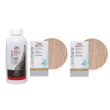 (T35+T35+Developer (vol.20)) Wella Colour Charm Liquid Colour Toner 42ml