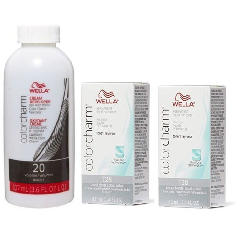 Wella (T28+T28+Developer (vol.20)) Wella Colour Charm Liquid Colour Toner 42ml
