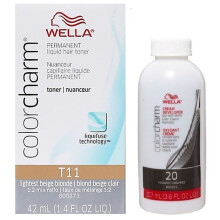 (T11+Developer (vol.20)) Wella Colour Charm Liquid Colour Toner 42ml