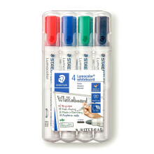 Staedtler Lumocolor 351 B WP4 Black, Blue, Green, Red 4pc(s) marker