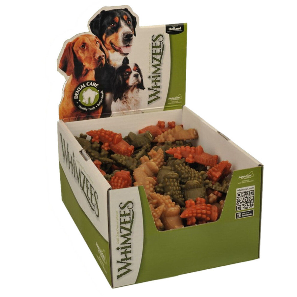 Whimzees Medium Alligator Dog Treats (Pack Of 75)