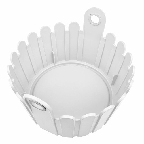 EMSA Landhaus Round Planter Plant Pot 30cm Diameter White 1
