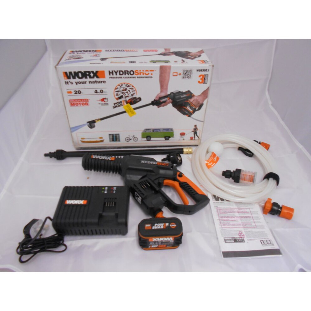 WORX WG630E.1 18V 20V MAX 4.0Ah Cordless Brushless Hydroshot