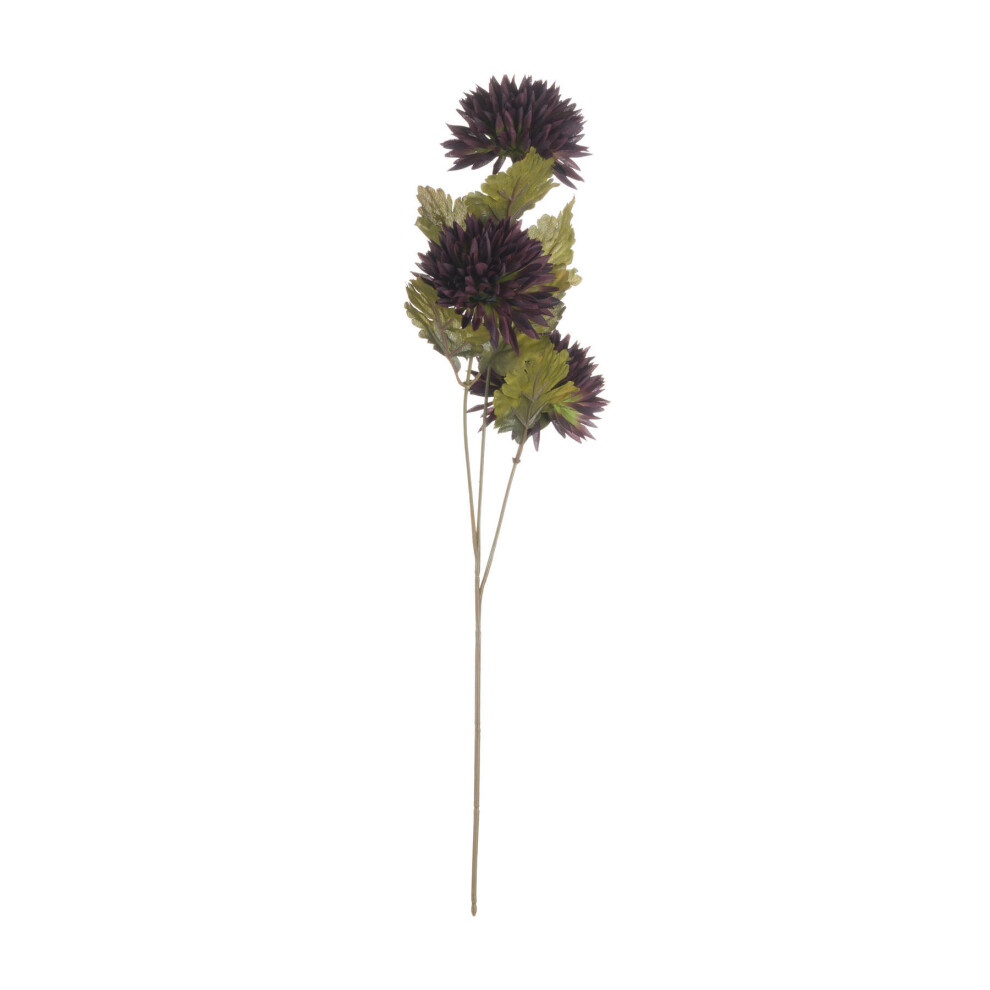 Hill Interiors Brown Artificial Chrysanthemum Single Stem 45Cm