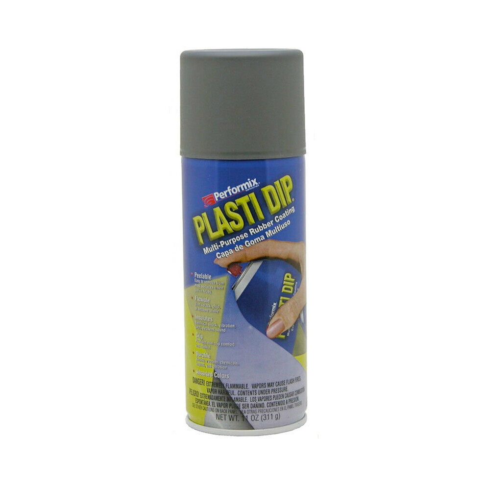 (Gun Metal Grey) Performix Plasti Dip Rubber Coating Spray Paint Aerosol Can 325Ml 5060418740108
