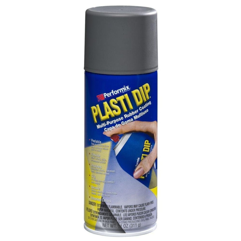 Plasti Dip (Anthracite ) Performix Rubber Coating Spray Paint Aerosol Can 325Ml Grey