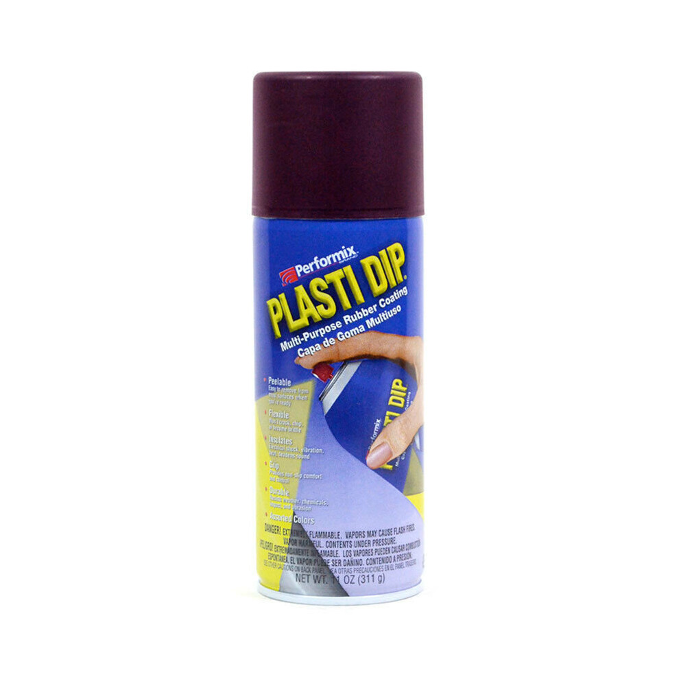 (Black Cherry) Performix Plasti Dip Rubber Coating Spray Paint Aerosol Can 325Ml 075815112545