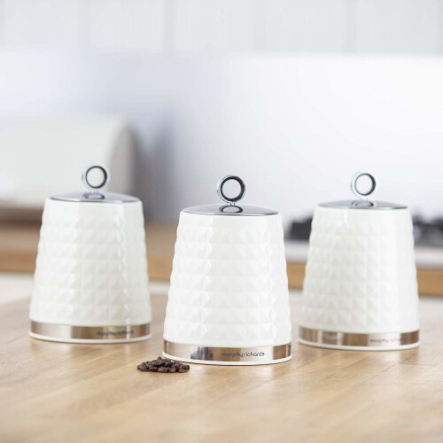 Morphy Richards Morphy Richards 978054 Dimensions 3 Round Kitchen Storage Canisters 2