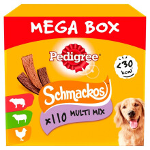 Pedigree Schmackos Meat Variety 110-Stick - 409498, Irresistible Meaty Treats for Dogs