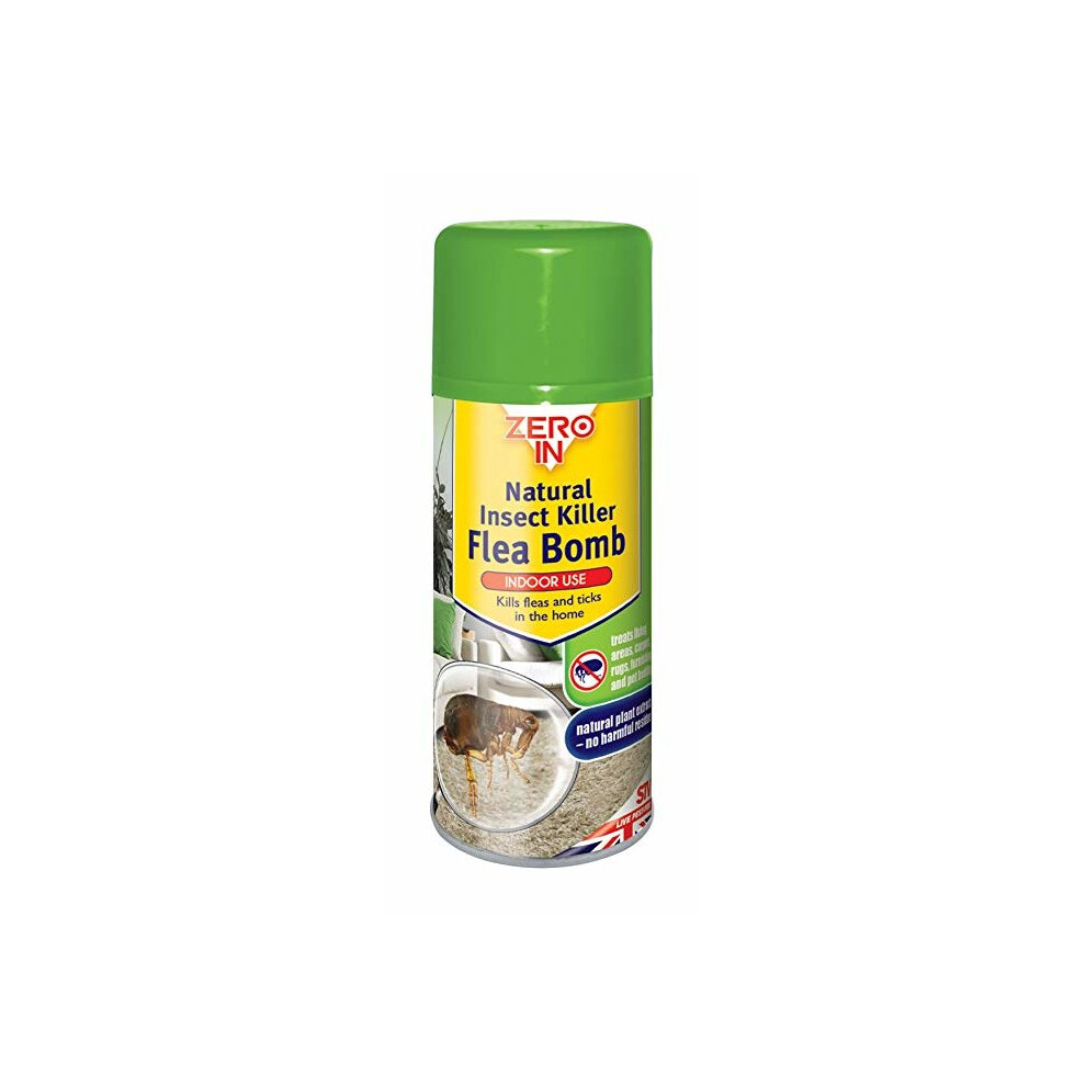 Stv Zero In Natural Insect Killer Flea Bomb 150Ml Aerosol (Pack Of 6)