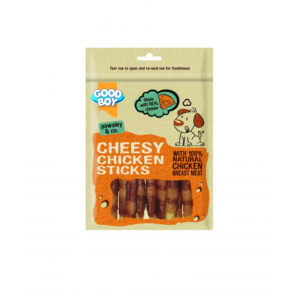 Good Boy Pawsley & Co Cheesy Chicken Sticks Dog Treat 80g