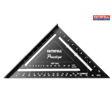 Faithfull Prestige Quick Square Black Aluminium 300mm (12in)