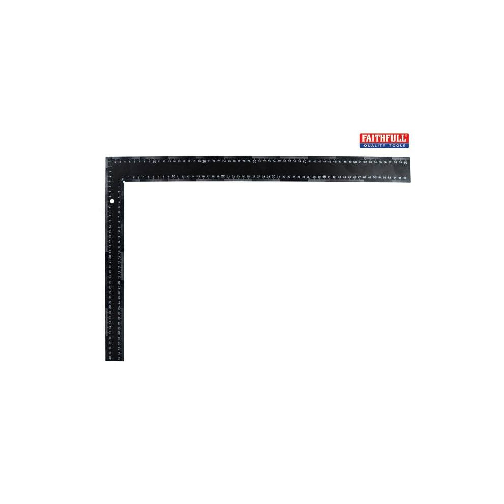 Faithfull Steel Roofing Square 600 X 400Mm Black