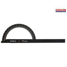 Faithfull Prestige Angle Gauge Black Aluminium 150 x 270mm