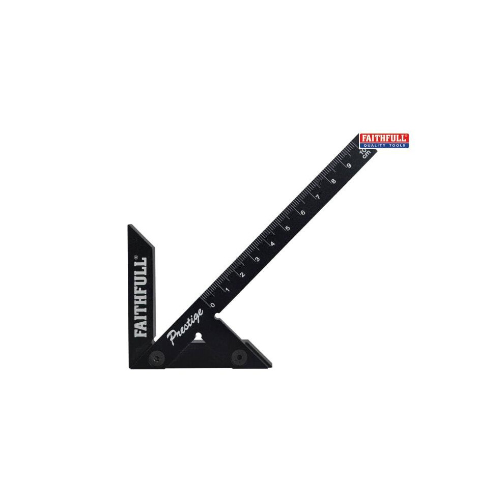 Faithfull Prestige Centre Finder Gauge Aluminium 100Mm Black