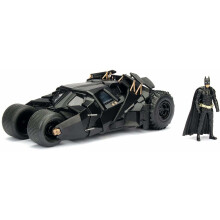 Jada Diecast DC Batman The Dark Knight Batmobile With Figure - 1:24 Collection