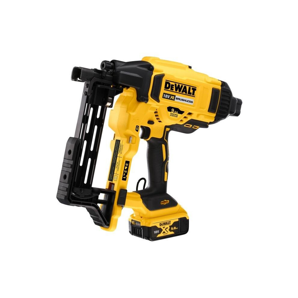 DeWALT DCFS950P2-GB 18V XR Brushless Fencing Stapler - 2x 5AH