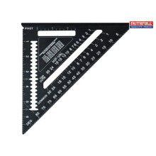 Faithfull Presitge Quick Square Black Aluminium 178mm (7in)