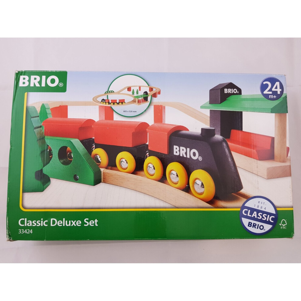 New Brio Classic Railway - Deluxe Train Set 33424