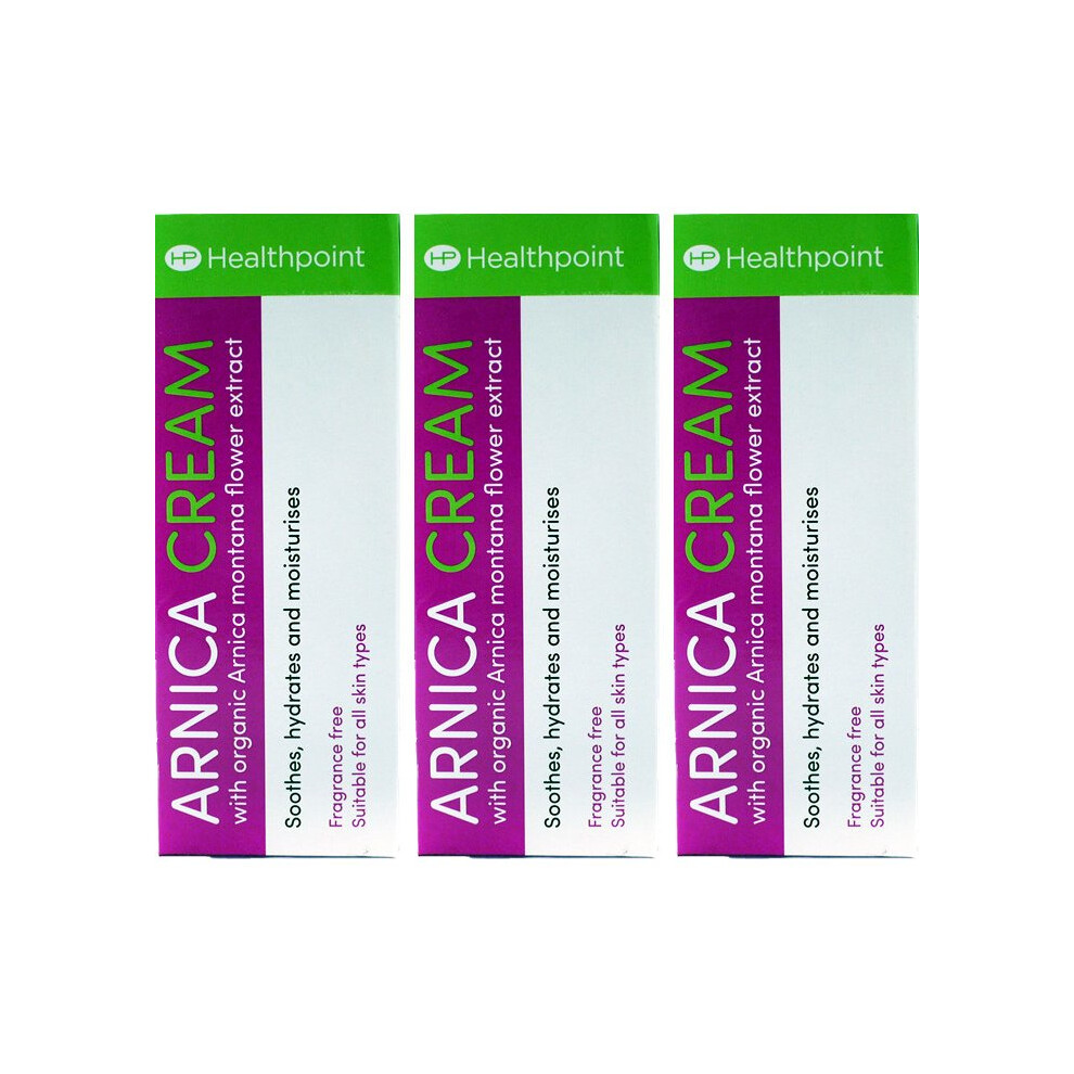 3pk Healthpoint Fragrance-Free Arnica Cream - 50ml x 3