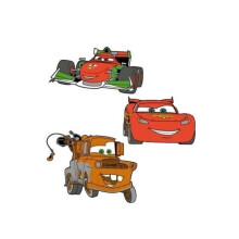 Disney Cars Foam Wall Stickers - Set of 3