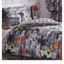 Tricks, Skateboard and Graffiti Single Bedding