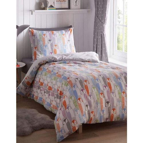 Owl Toddler Bedding - Pastels