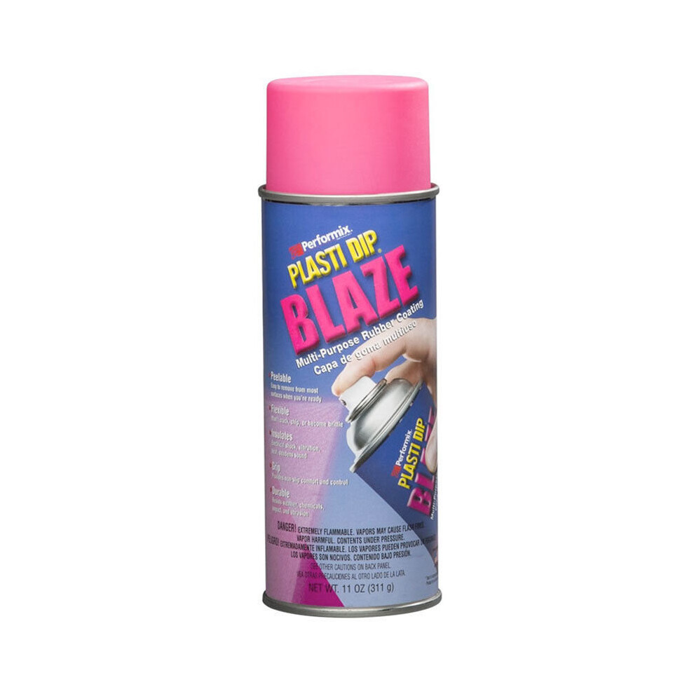 (Pink) Plasti Dip Blaze Spray Aerosol - Rubber Paint - Fluorescent / Neon Colours