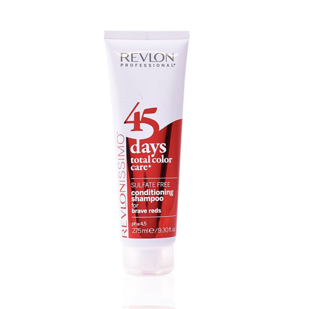 Revlon Professional Revlonissimo Conditioning Shampoo 45 Days Color Care 275ml for Brave Reds Sulfate Free