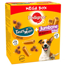 Pedigree Tasty Minis & Jumbone Small Mega Box (409717) - Variety Pack of Dog Treats