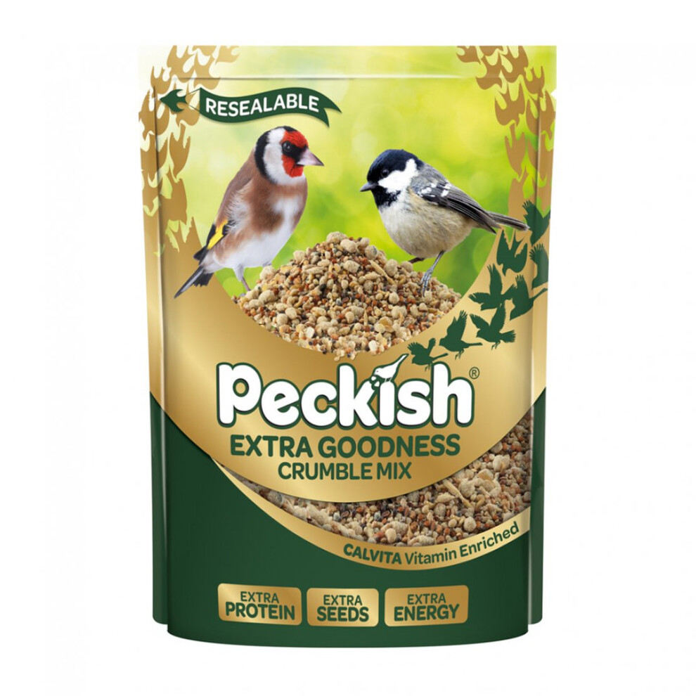 Peckish Extra Goodness Crumble Mix Rtu Feeder 350g