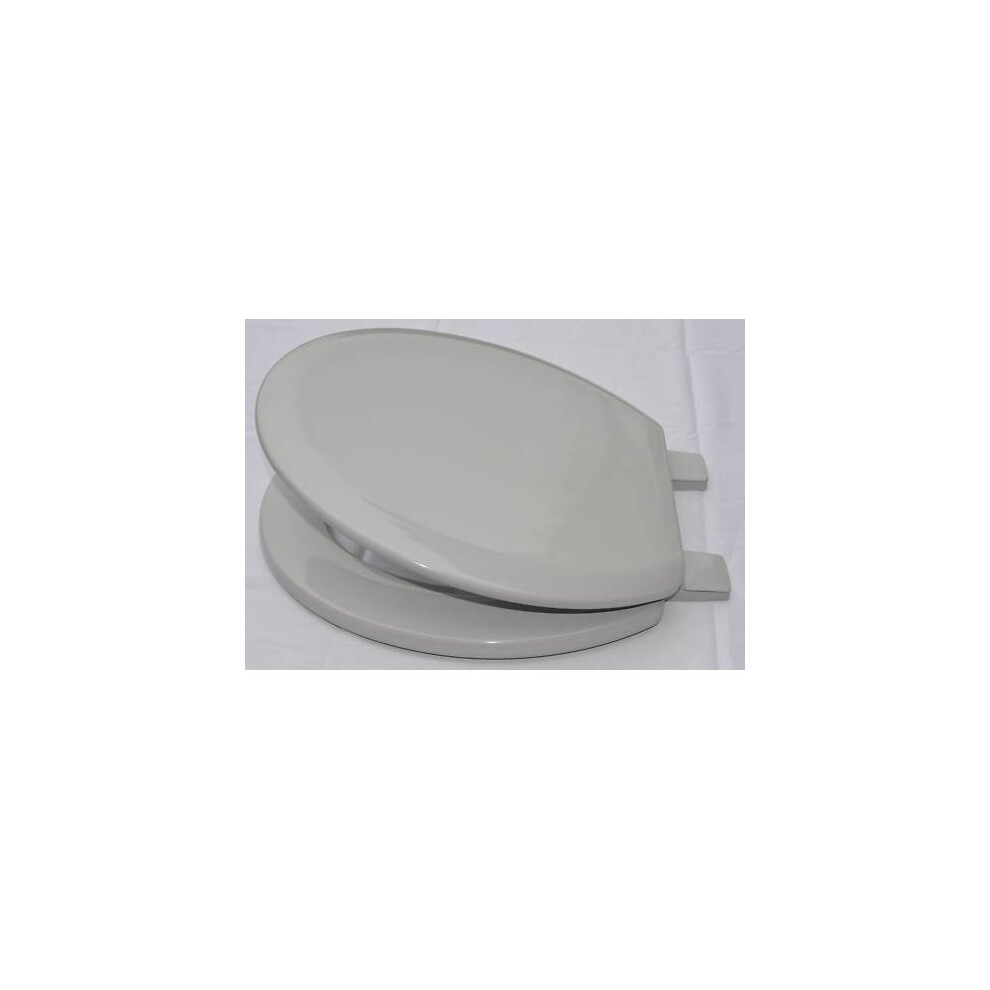 Bemis Whisper Grey Chicago STA-TITE Toilet Seat