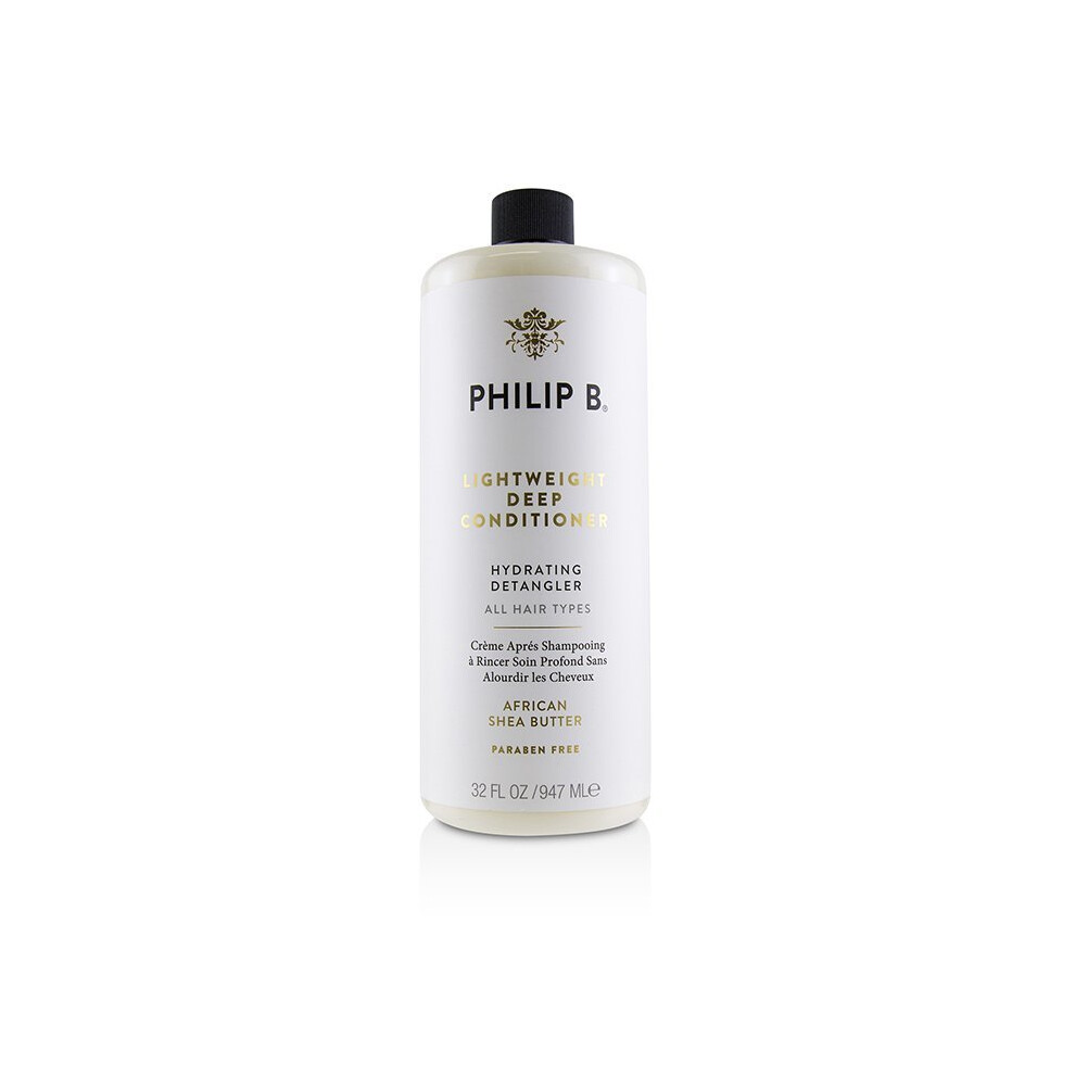 Philip B Clear Lightweight Deep Conditioner - # Paraben-Free Formula (Hydrating Detangler - All Hair Types) - 947Ml/32Oz