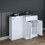 PlumbGalaxy Calm White Right Hand Combination Vanity Unit Set (No Toilet) 2