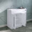 PlumbGalaxy Calm White Left Hand Combination Vanity Unit Set (No Toilet) 2