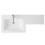 PlumbGalaxy Calm Grey Left Hand Combination Vanity Unit Set with Cordoba Toilet 5