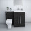 PlumbGalaxy Calm Grey Right Hand Combination Vanity Unit Set with Toilet 2