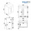 PlumbGalaxy Calm Grey Left Hand Combination Vanity Unit Set with Cordoba Toilet 9