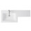 PlumbGalaxy Calm Grey Left Hand Combination Vanity Unit Set (No Toilet) 7